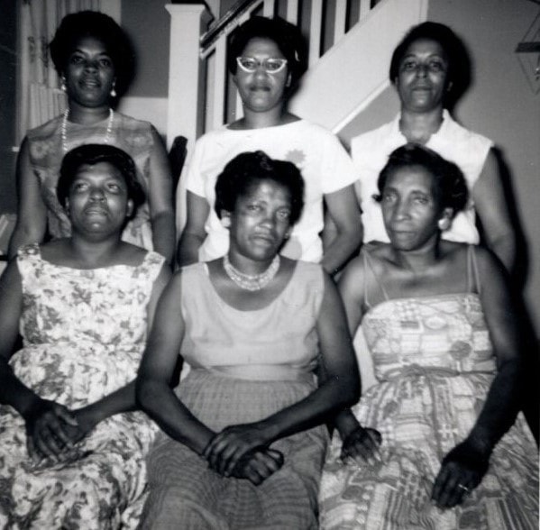 Six of Sallie's children around the late 50s.